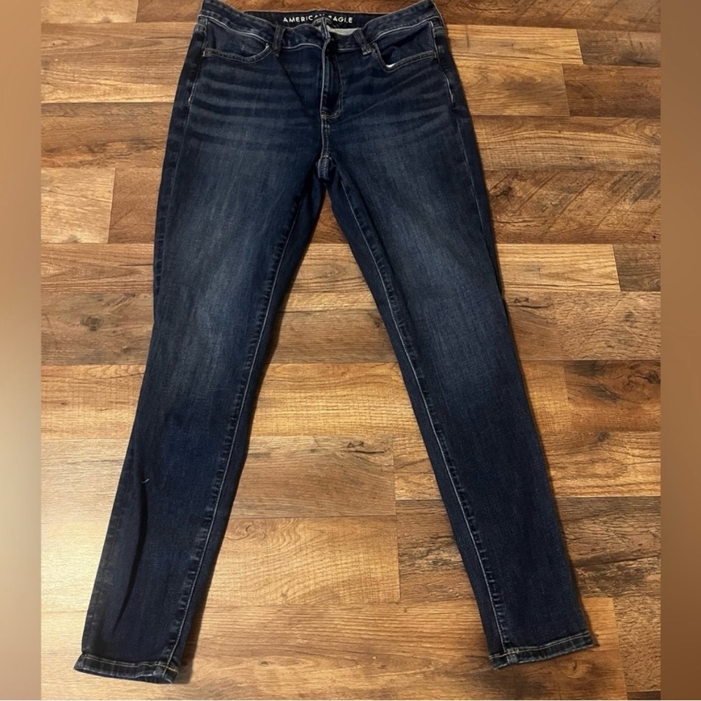 American Eagle Outfitters Women's Deep Indigo Skinny Jeans